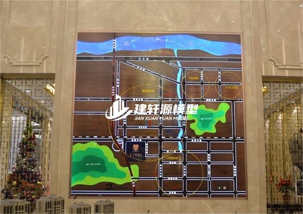 八公山区域壁挂模型